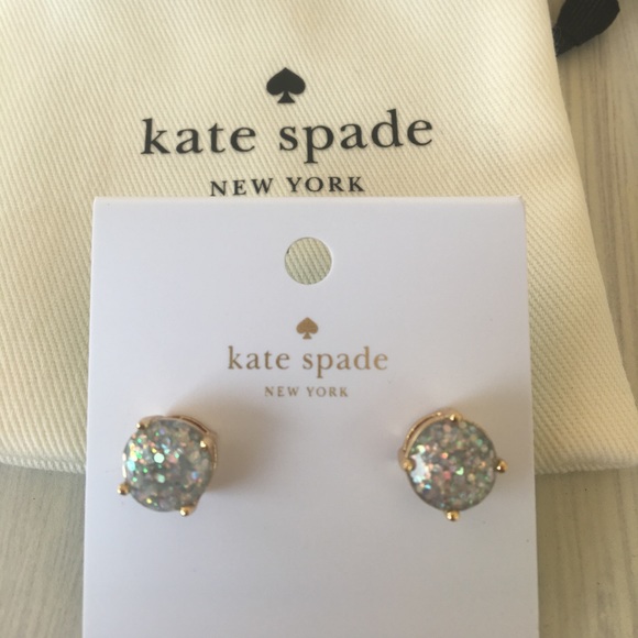 Kate Spade Jewelry - Kate Spade Opal Glitter Studs